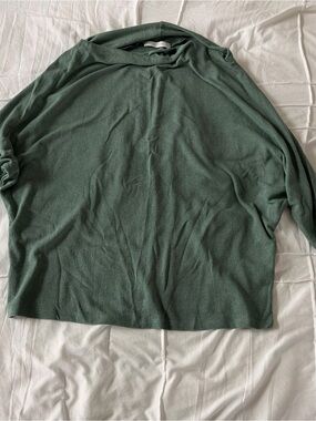 BNWOT Bailey 44 Oversized Crewneck Sweater - Dusty Teal Green